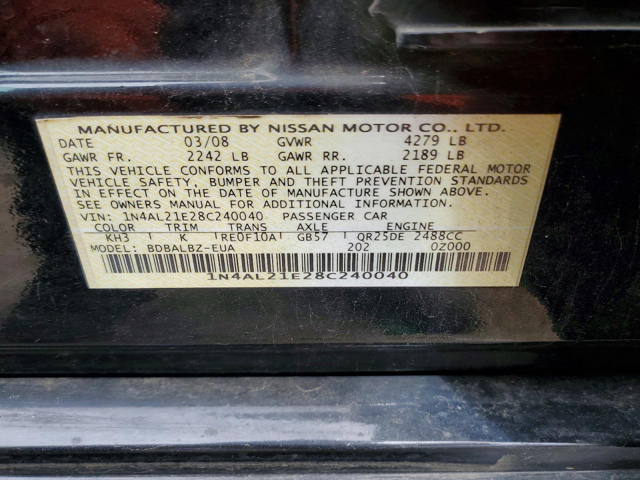Nissan Altima 2.5