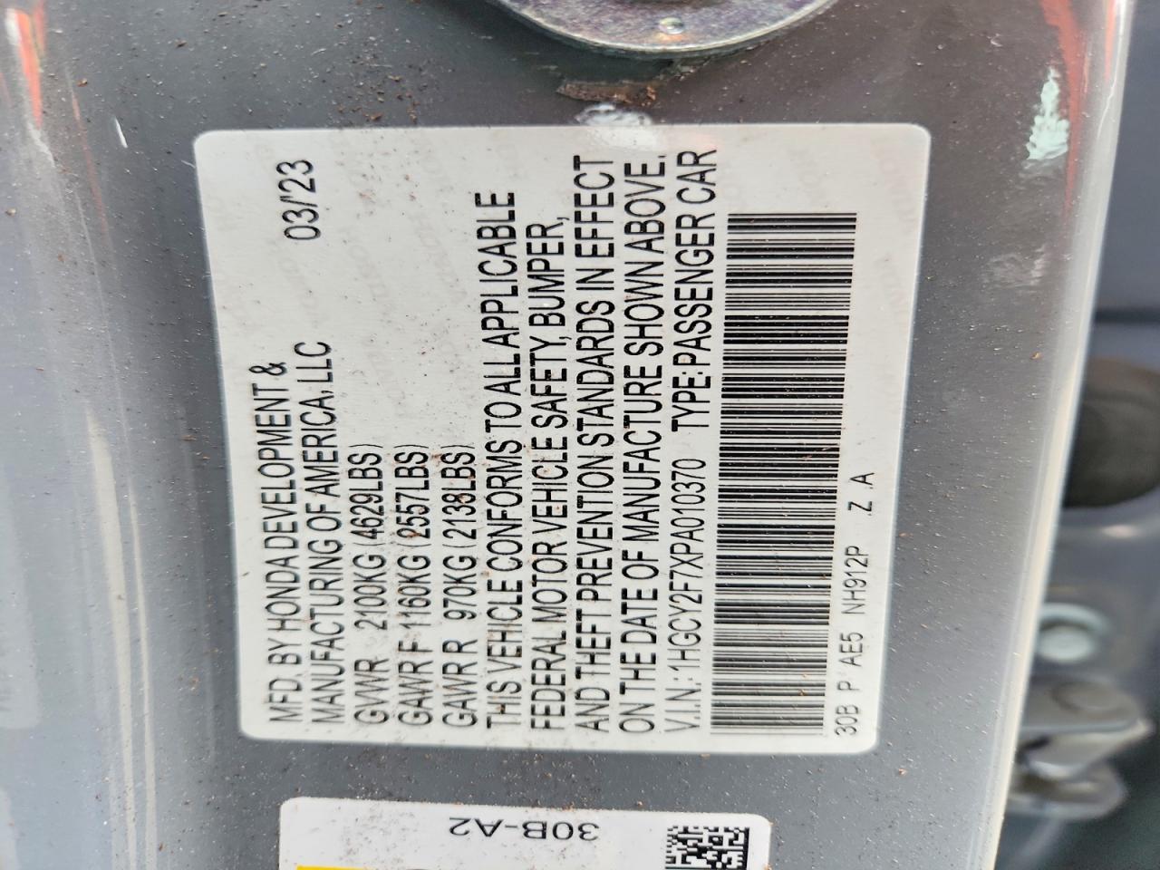 Honda Accord Hybrid Sport-l