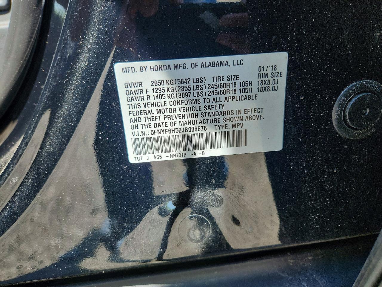 Honda Pilot Exl