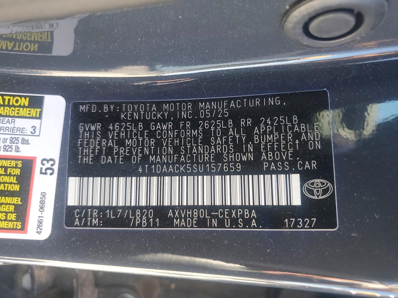 Toyota Camry Xse