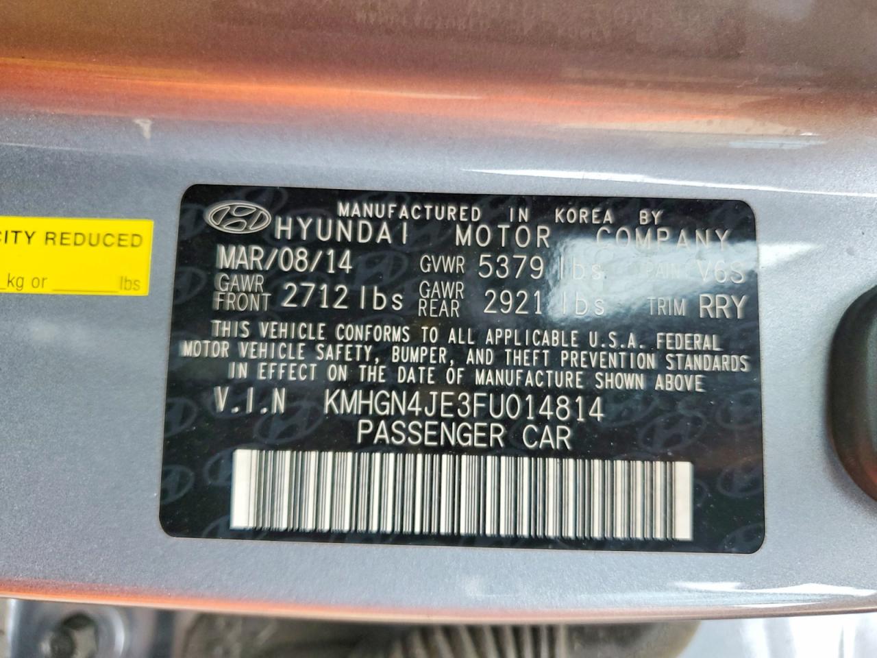 Hyundai Genesis 3.8l