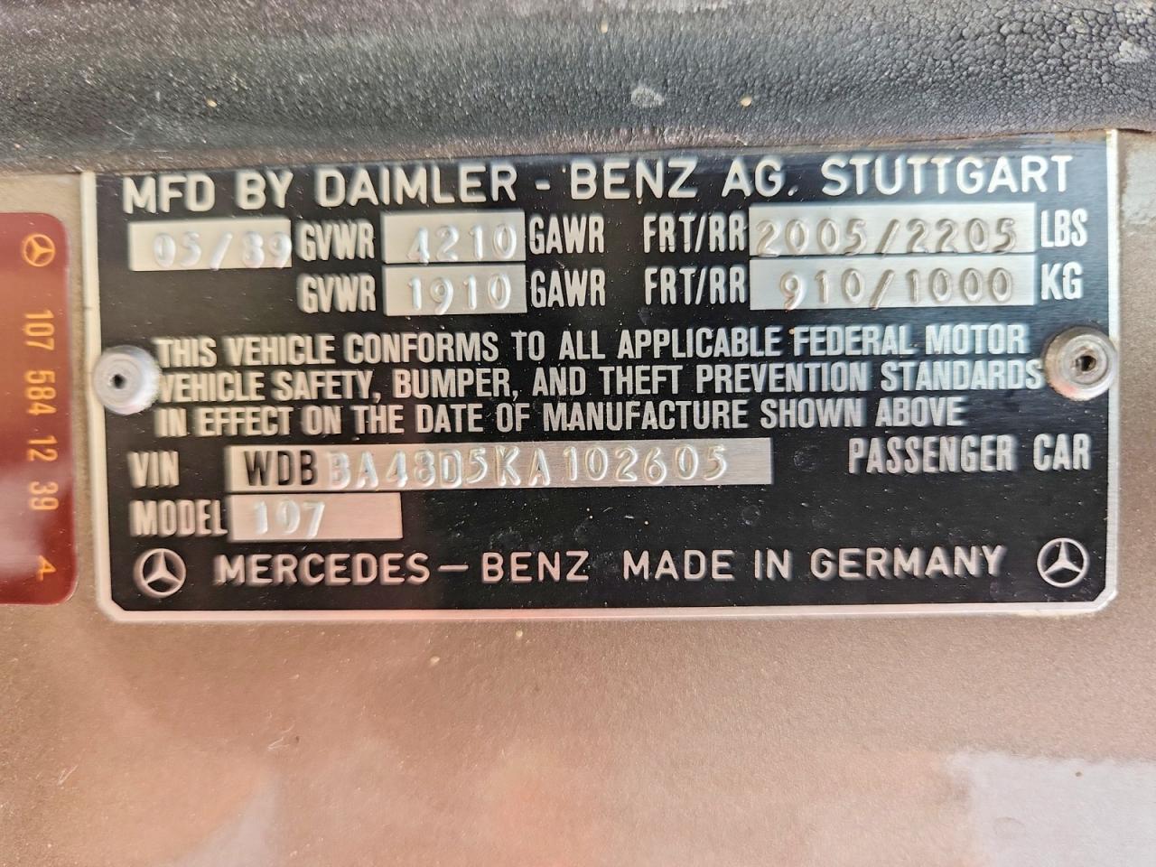 Mercedes-Benz S-Class Sl