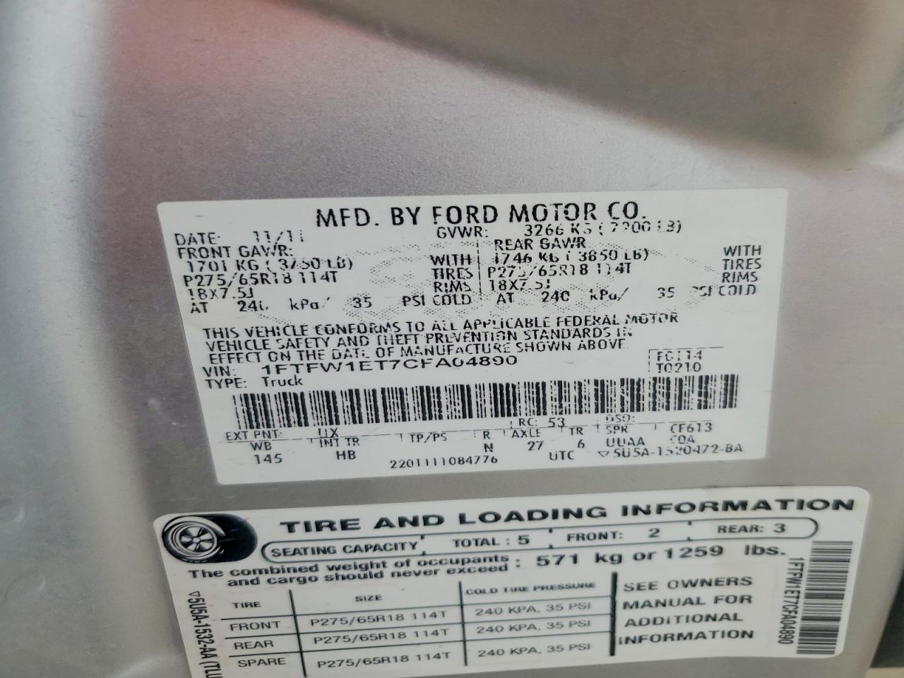Ford F-150 Supercrew