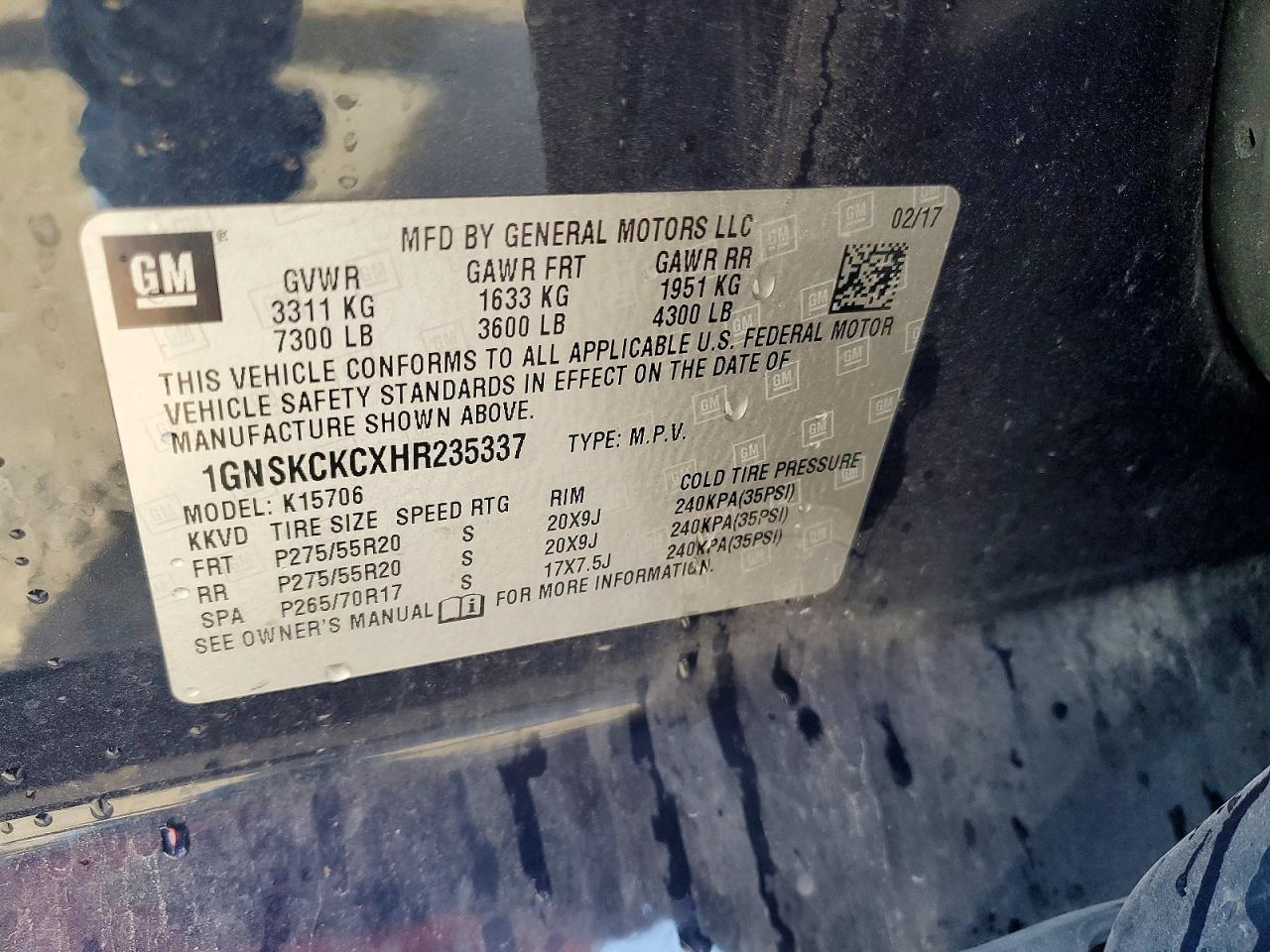 Chevrolet Tahoe K1500 Premier