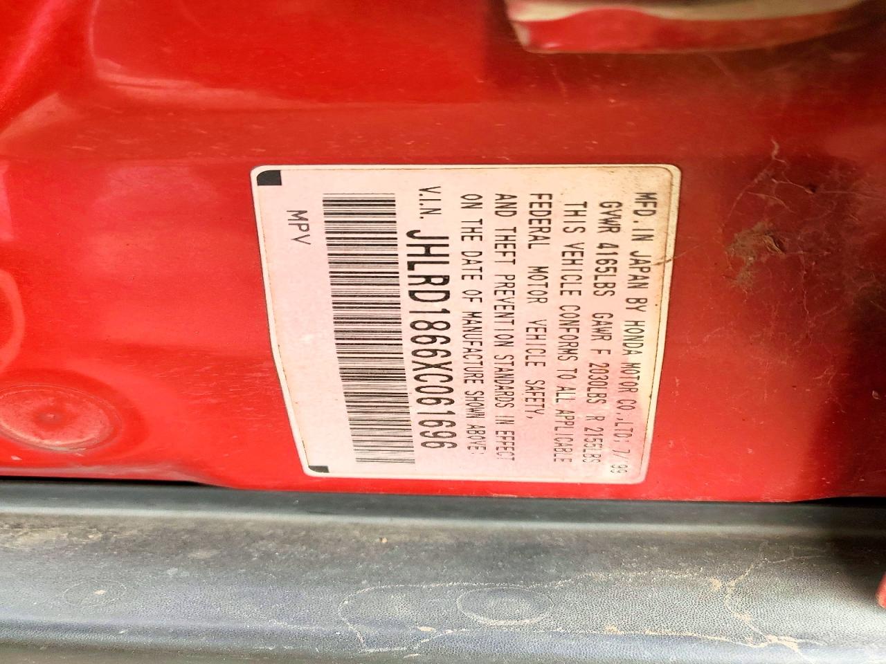 Honda Crv Ex