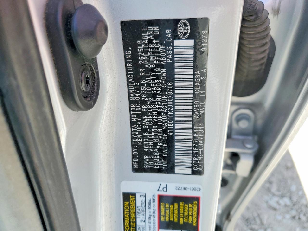Toyota Camry Xle