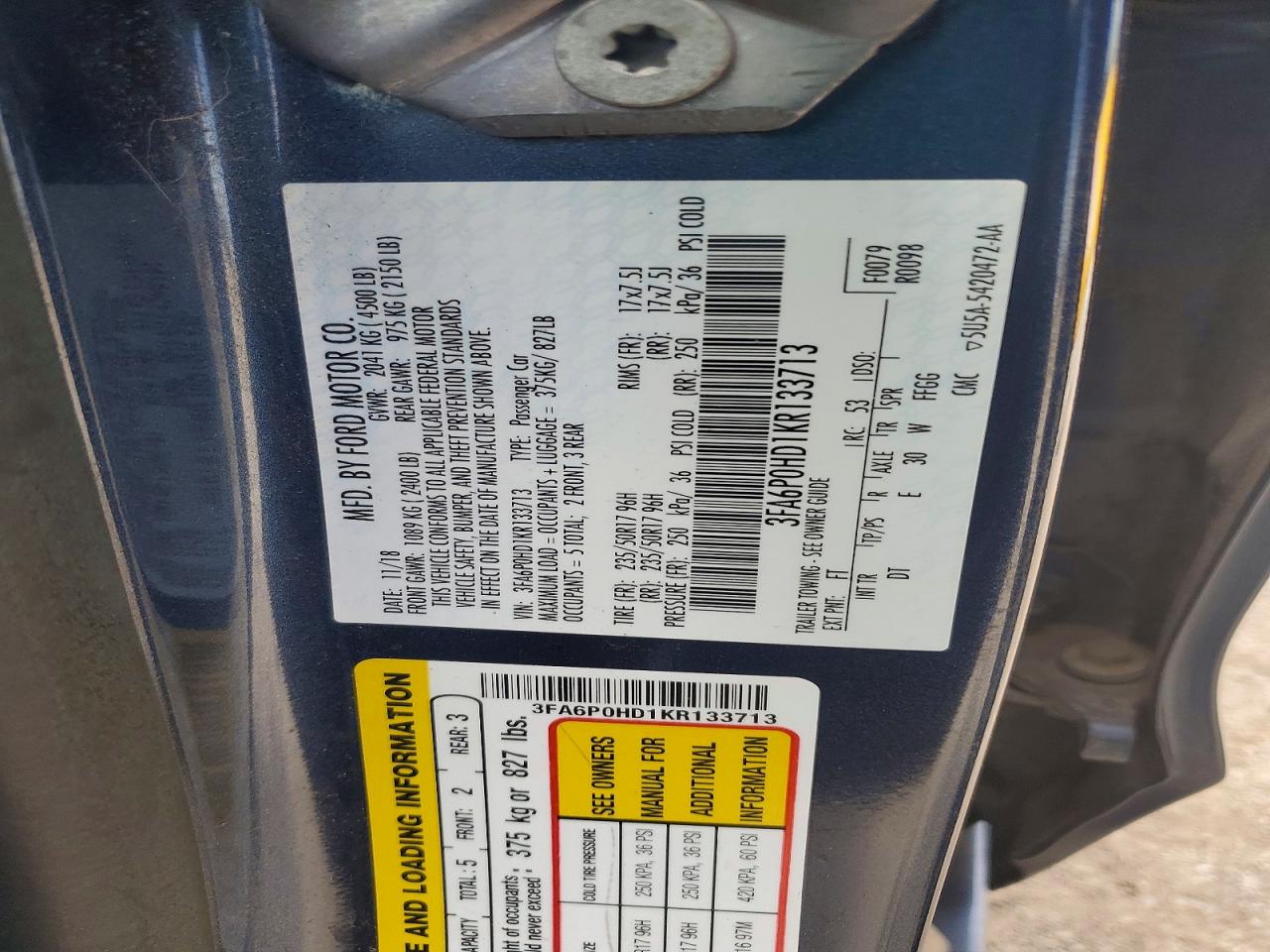 Ford Fusion Se