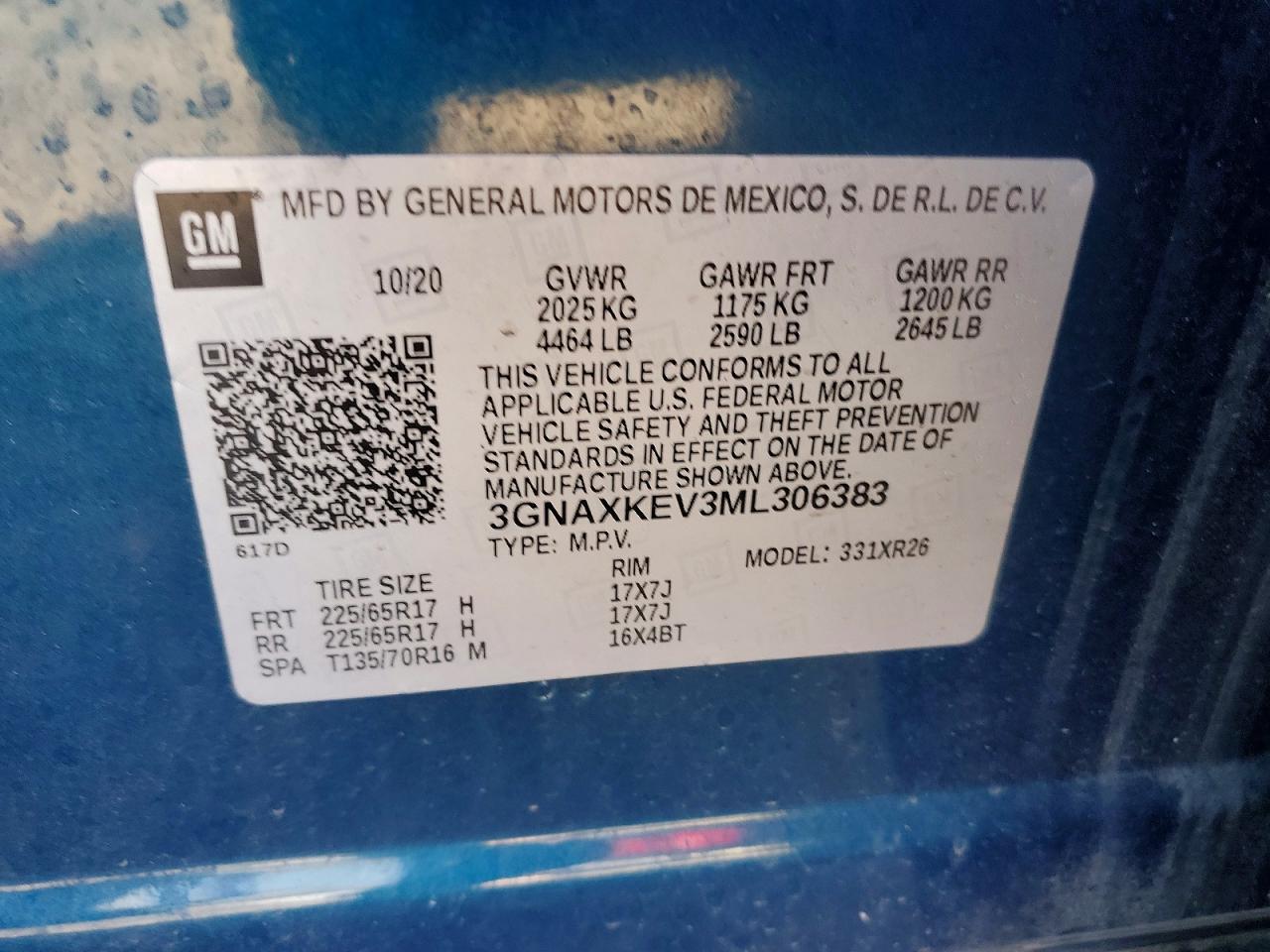 Chevrolet Equinox Lt