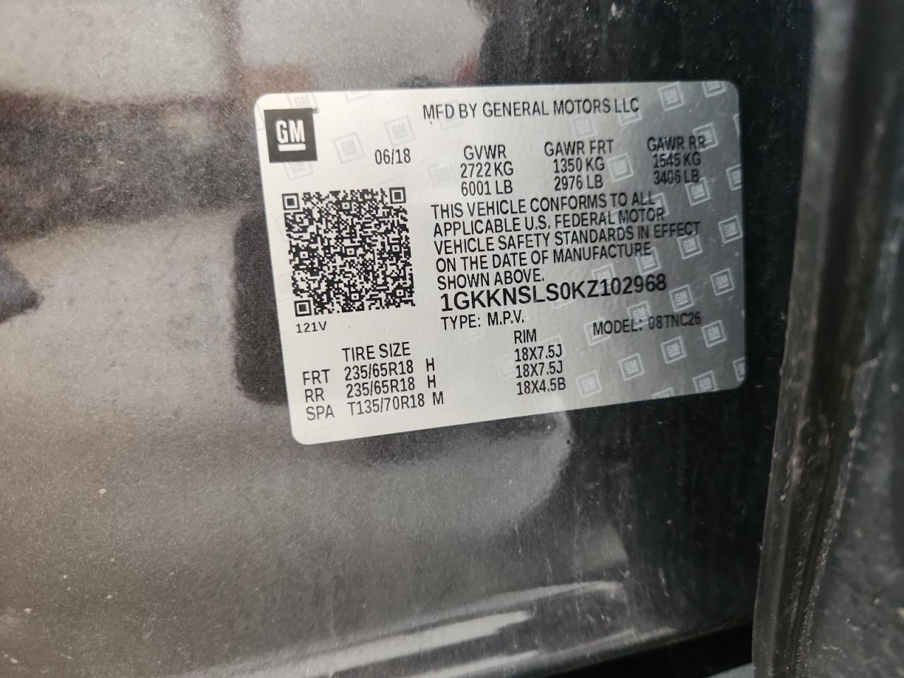 GMC Acadia Sle