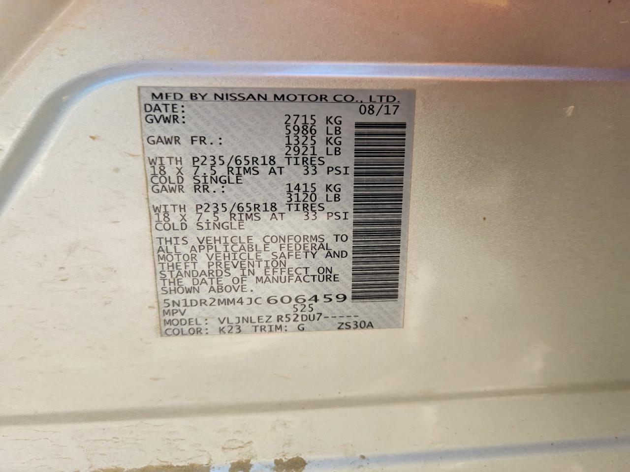 Nissan Pathfinder Sv