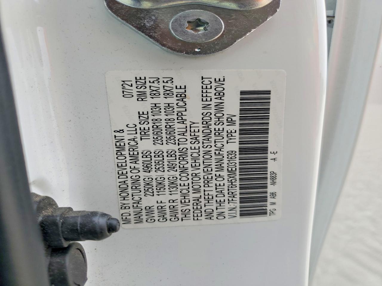 Honda Crv Ex