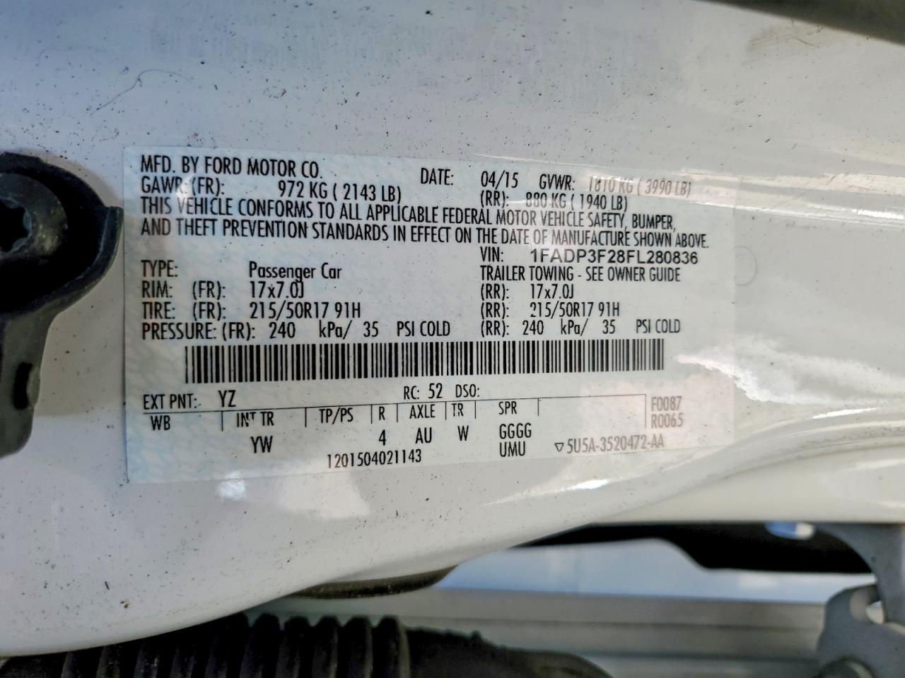Ford Focus Se