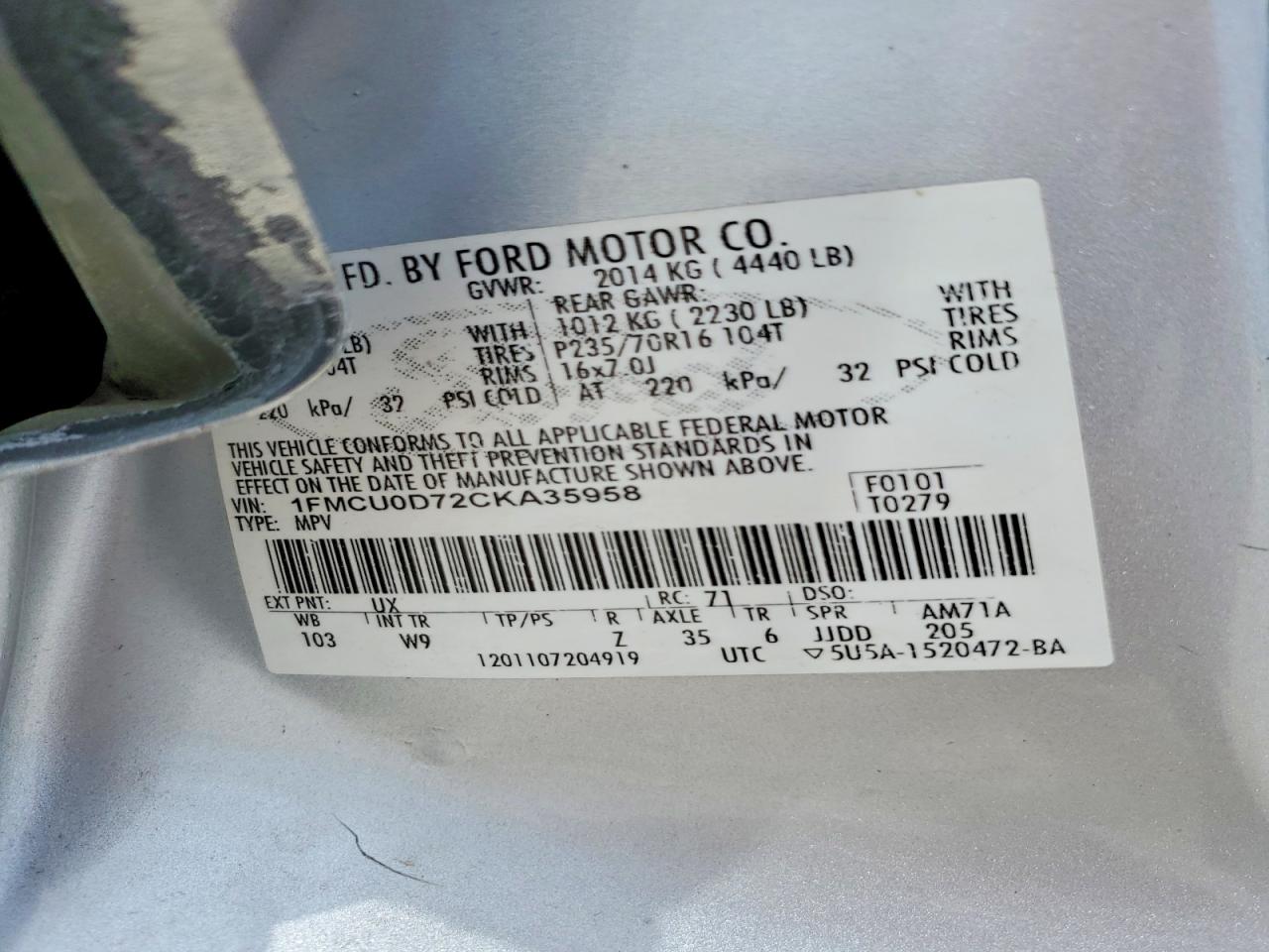 Ford Escape Xlt