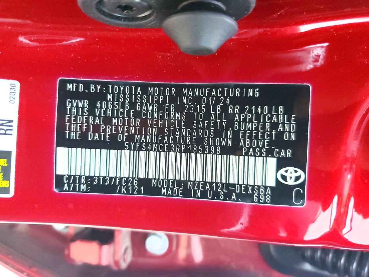 Toyota Corolla Se