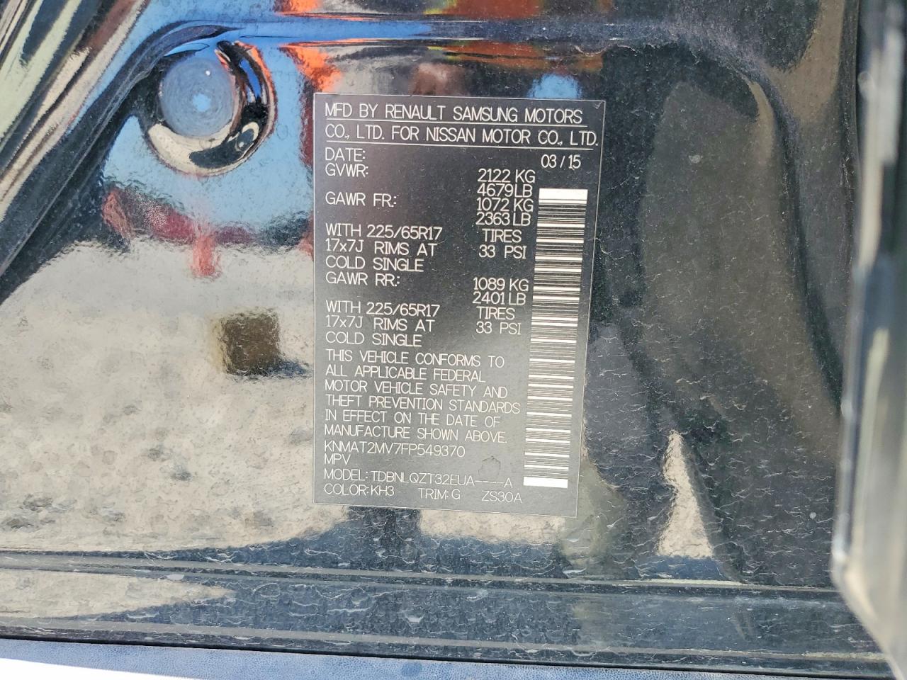 Nissan Rogue Sv