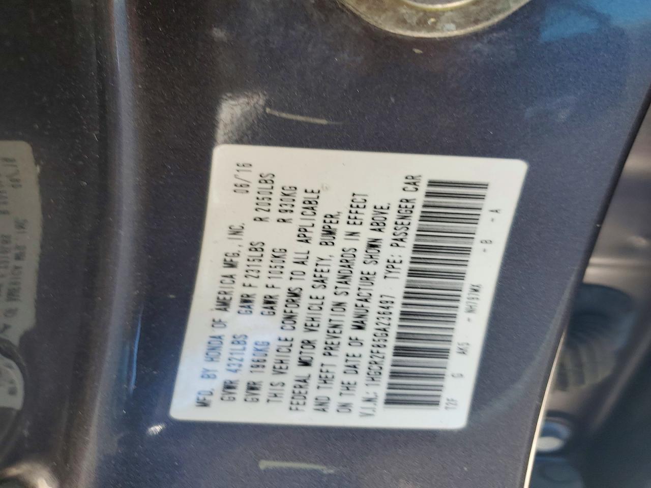 Honda Accord Exl