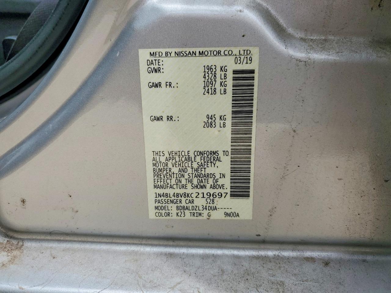 Nissan Altima S
