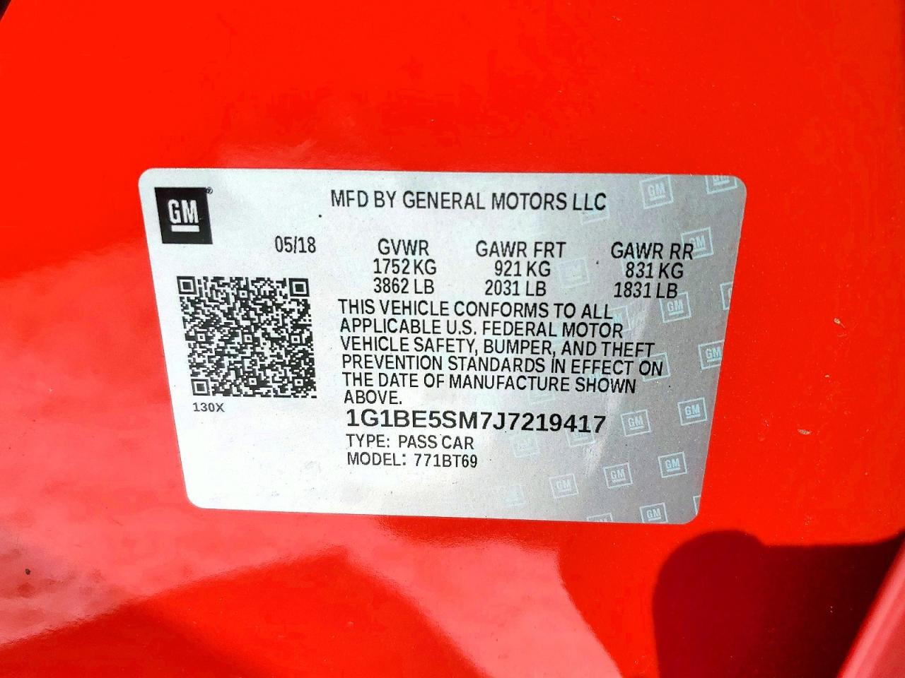 Chevrolet Cruze Lt