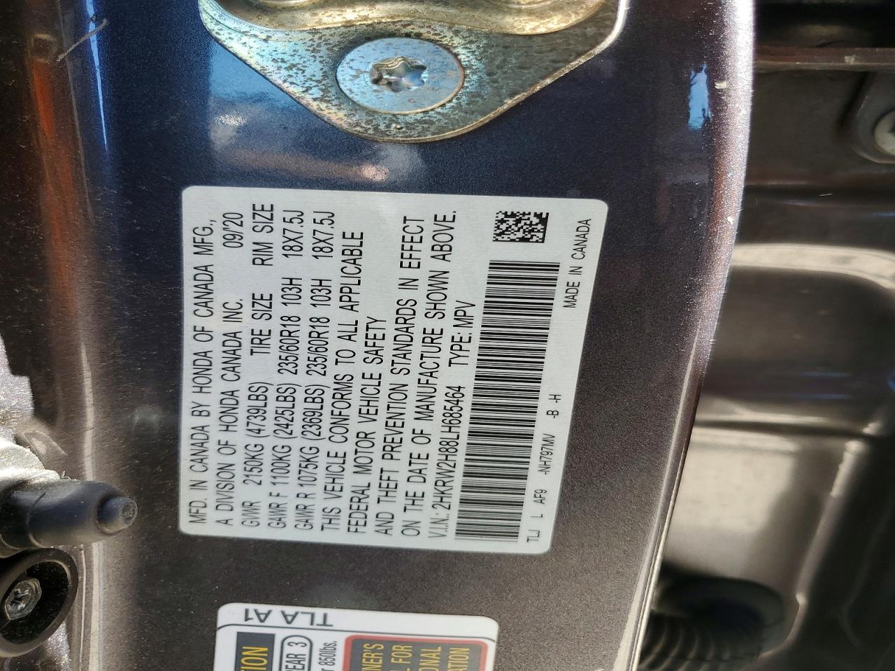 Honda Crv Exl