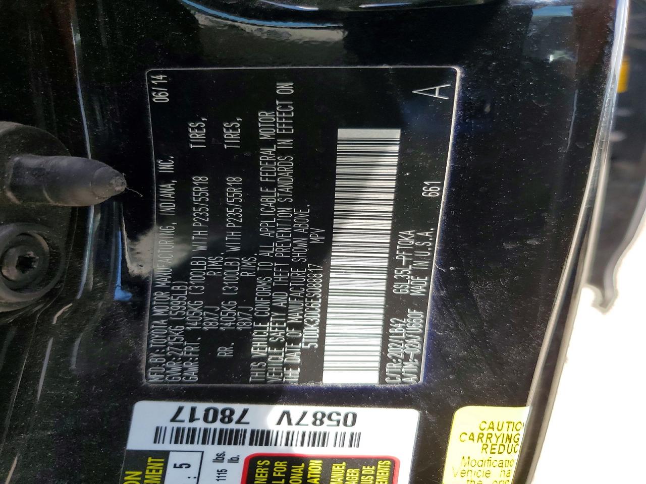 Toyota Sienna Xle 7-passenger
