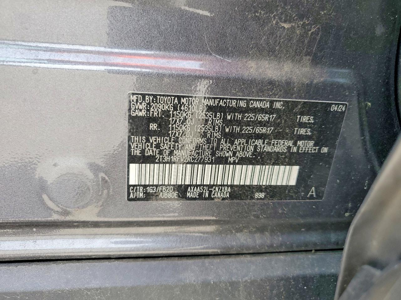 Toyota RAV4 Le