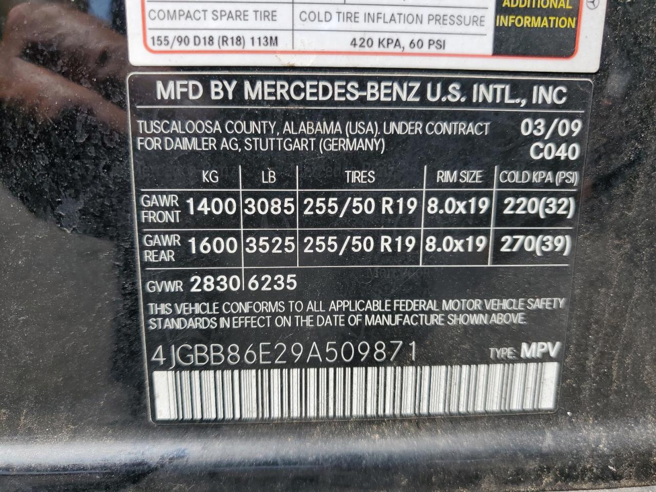 Mercedes-Benz M-Class 350