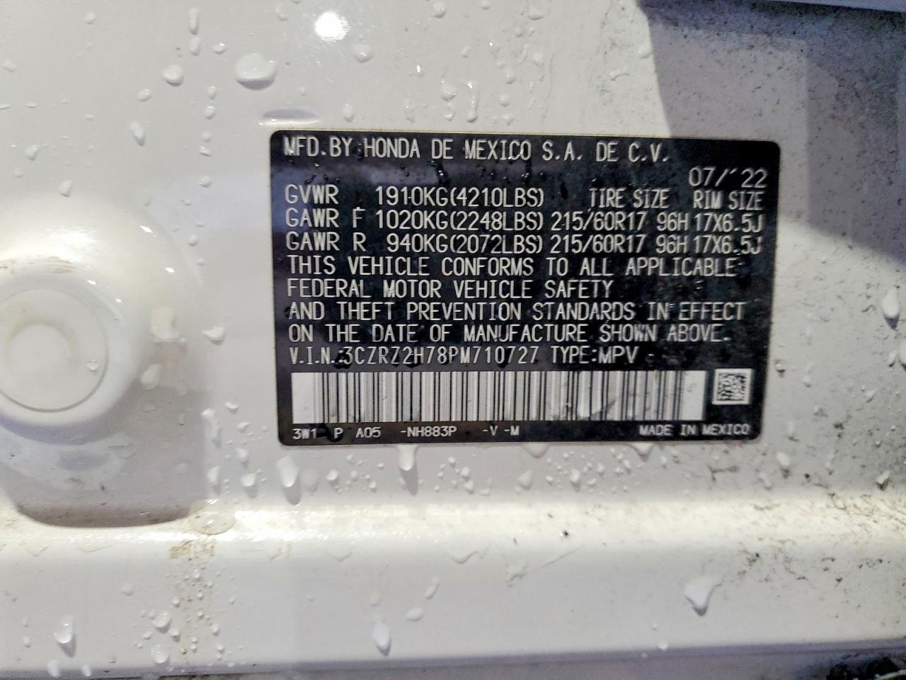 Honda HR-V Exl
