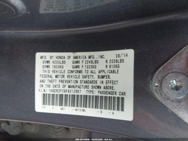 Honda Accord Lx