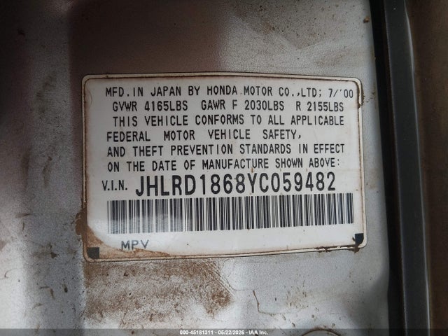 Honda CR-V Ex