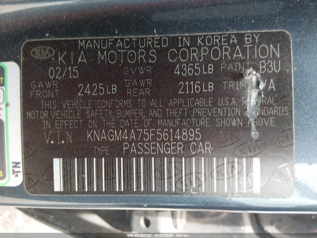 Kia Optima Lx