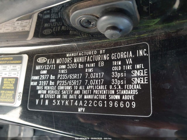 Kia Sorento Lx V6