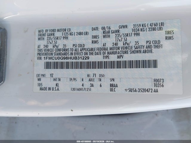 Ford Escape Se