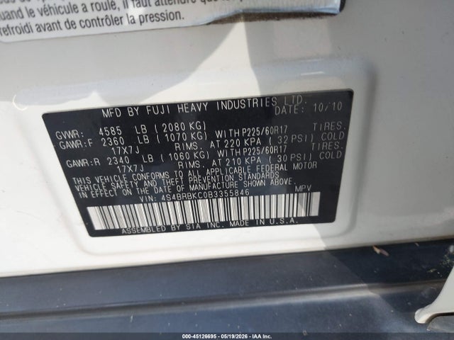 Subaru Outback 2.5i Limited
