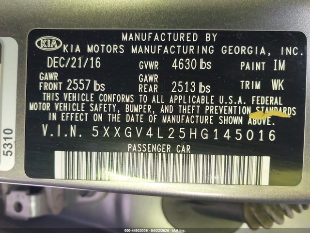 Kia Optima Sxl Turbo