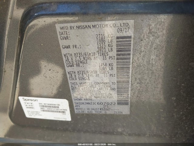 Nissan Pathfinder Sv