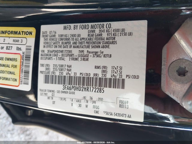 Ford Fusion Se