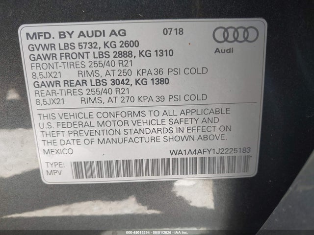Audi Sq 3.0t Premium Plus