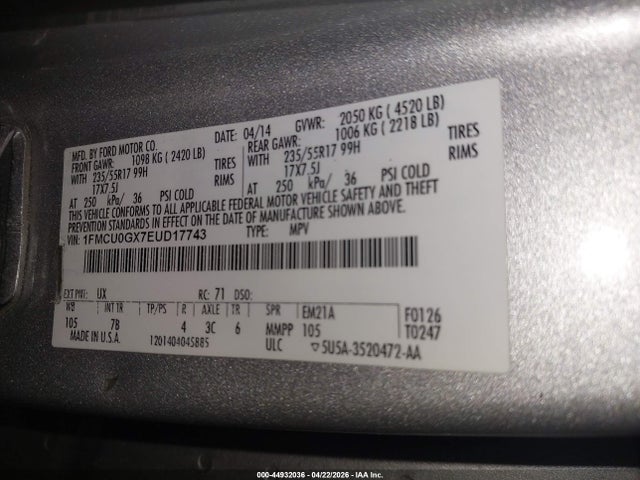 Ford Escape Se