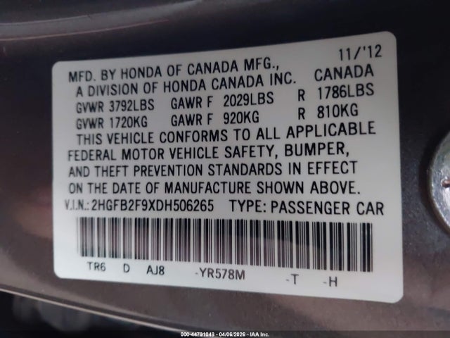 Honda Civic Ex-l