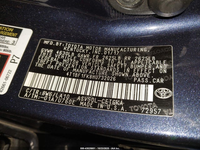 Toyota Camry Xle