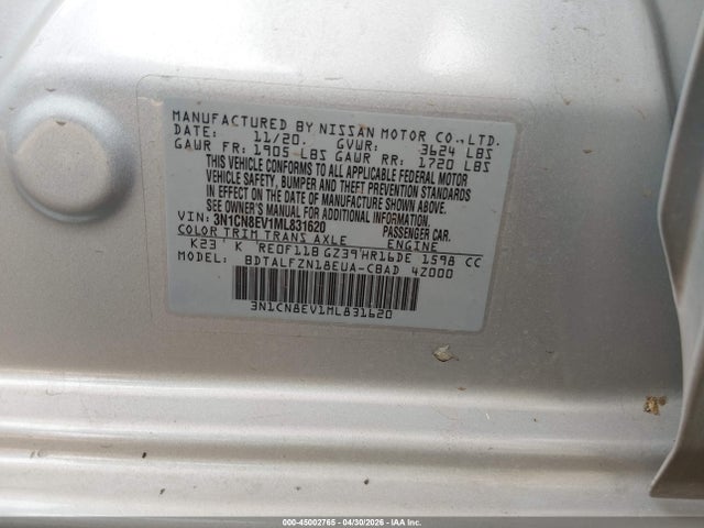 Nissan Versa Sv Xtronic Cvt
