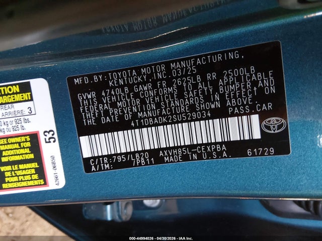 Toyota Camry Xse