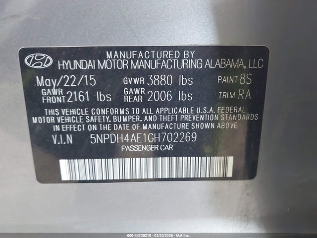 Hyundai ELANTRA Se