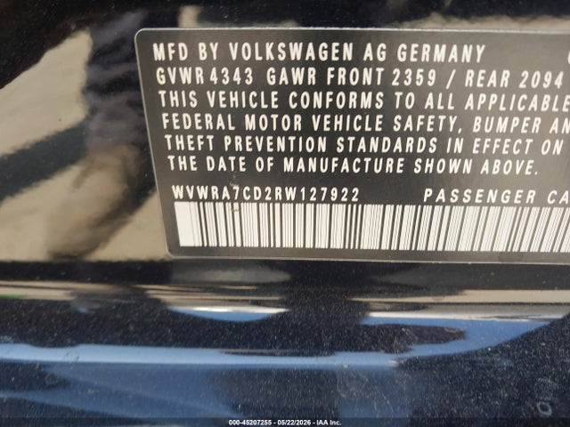 Volkswagen Golf 2.0t Se