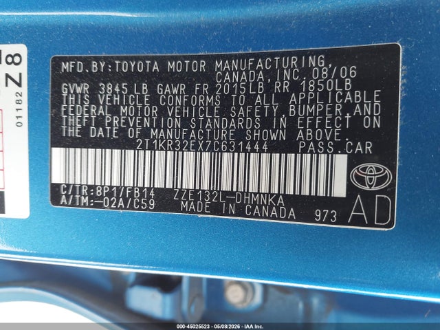 Toyota Matrix Xr