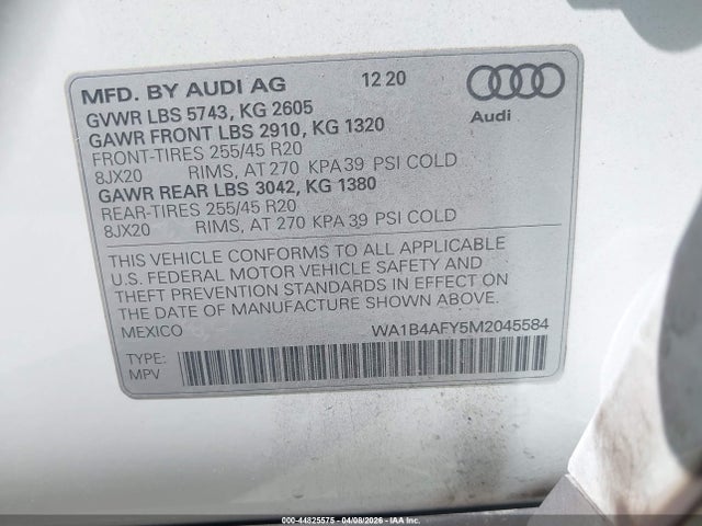 Audi Sq Premium Plus Tfsi Quattro Tiptronic