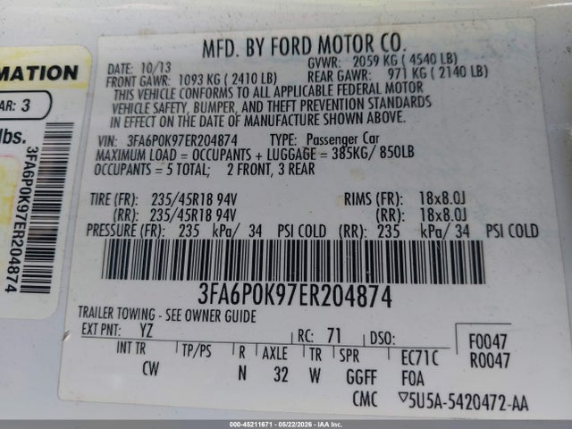 Ford Fusion Titanium