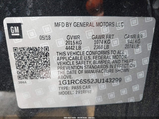 Chevrolet Volt Lt