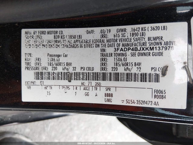 Ford Fiesta Se