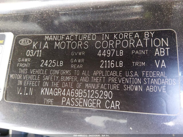 Kia Optima Sx